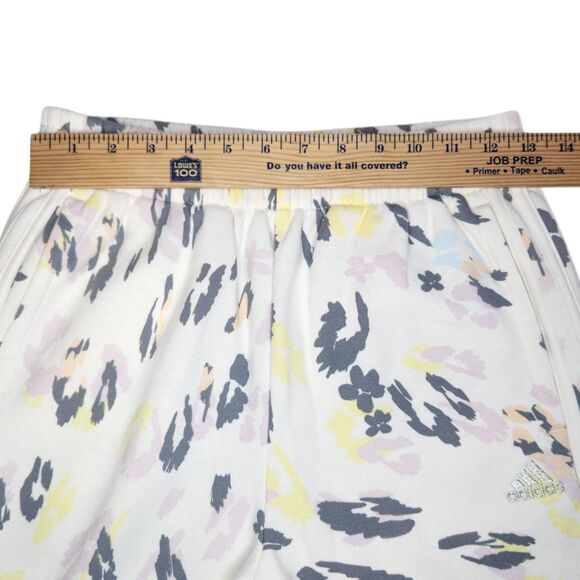 Adidas Big Girls Cheetah Print Jogger Pants Size Large 14 Comfort Casual - Picture 4 of 11